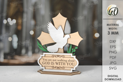 Christian Stand Decor Bundle Laser Cut. Christian Decoration Product Image 16