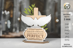 Christian Stand Decor Bundle Laser Cut. Christian Decoration Product Image 18