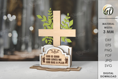 Christian Stand Decor Bundle Laser Cut. Christian Decoration Product Image 20