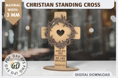 Christian Crosses Laser Cut Bundle. Christian Easter Decor Product Image 4