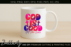 God Is Good SVG for Cricut Christian T-shirt Mug Design Product Image 6