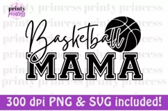 Basketball Mama svg, Basketball Sublimation Design Product Image 1