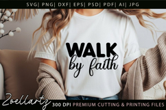 Christian Quote SVG Cut File Faith Jesus SVG Bible Verse SVG Product Image 1
