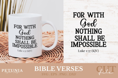 Bible Verses Christian Quotes SVG cut file designs being used as a religious gift mug print
