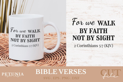 Bible Verses Christian Quotes SVG cut file designs being used as a religious gift mug print
