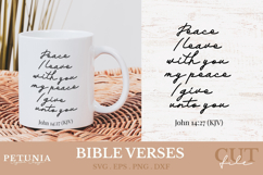 Bible Verses Christian Quotes SVG cut file designs being used as a religious gift mug print