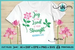 Christian SVG, The Joy of the Lord is Your Strength, Bible Product Image 5