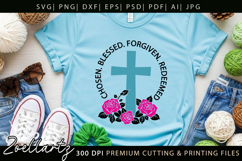Chosen Blessed SVG for Cricut Christian T-shirt Mug Design Product Image 7