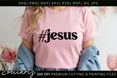 Jesus Faith Christian Quote SVG Cut Files Bible Cross SVG Product Image 4