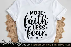 Christian Quote SVG Cut File Bible Verse SVG Jesus Faith SVG Product Image 2