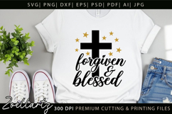 Christian Quote SVG Cut Files Bible Cross Jesus Faith SVG Product Image 1