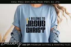 JESUS SVG Christian Quote SVG Faith Cross Hope Bible Verse Product Image 3