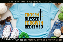 Chosen Blessed SVG Jesus Faith Christian T-shirt Mug Design Product Image 6