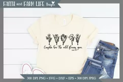 Consider how the wildflowers grow svg Product Image 2