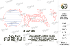 Christian Tiered Tray Decor Laser Cut. Religious Decor SVG Product Image 7