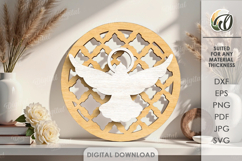 Christian Tiered Tray Decor Laser Cut. Religious Decor SVG Product Image 10
