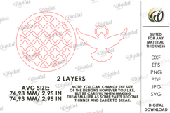 Christian Tiered Tray Decor Laser Cut. Wall Decor SVG Product Image 2