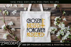 Chosen Blessed SVG for Cricut Christian T-shirt Mug Design Product Image 7