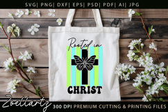 Rooted In Christ SVG Jesus Faith Christian Tshirt Mug Design Product Image 5
