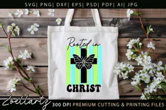 Rooted In Christ SVG Jesus Faith Christian Tshirt Mug Design Product Image 5