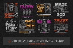 Christian Urban Streetwear T-shirt Design Bundle Product Image 1