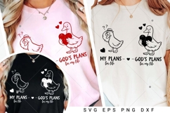 Christian Valentine SVG, Humorous Goose SVG, Christian SVG Product Image 5