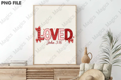 Christian Valentine Png,Loved John 3:16 Product Image 3