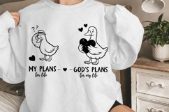 Christian Valentine SVG, Humorous Goose SVG, Christian SVG Product Image 8