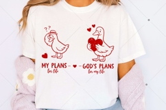 Christian Valentine SVG, Humorous Goose SVG, Christian SVG Product Image 2