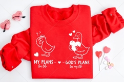Christian Valentine SVG, Humorous Goose SVG, Christian SVG Product Image 3