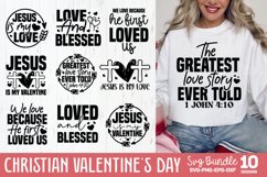 Christian Valentines SVG Bundle, Valentine's Day SVG Product Image 1