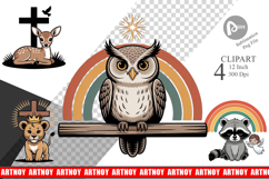 Christian Vintage Clipart Product Image 1