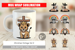 Mug Wrap Christian Vintage Product Image 1