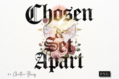 Chosen &amp; Set Apart Christian PNG Product Image 4