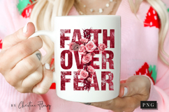 Faith Over Fear Christian PNG Product Image 2