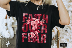 Faith Over Fear Christian PNG Product Image 6