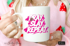 Pray Slay Repeat Christian PNG Product Image 2