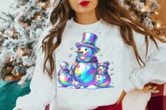 Christmas Snowman PNG Clipart, Christmas Sublimation Designs Product Image 2