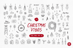Christmas SVG, Merry Christmas Cut Files, Gnome Clipart Png Product Image 1