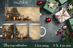 Sublimation Mug with Christmas Design 15oz Product Image 1