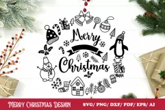 Christmas Svg, Merry Christmas Svg, Christmas Svg For Shirt Product Image 1