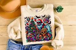 Christmas PNG, Christmas Sublimation, Retro Christmas PNG Product Image 1