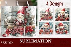 Christmas wrap sublimation design being used as a popular Christmas 20 oz Tumbler Wrap print