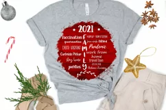 CHRISTMAS 2021 PANDEMIC ORNAMENTS SUBLIMATION- 2021 PANDEMIC CHRISTMAS ORNAMENTS SUBLIMATION