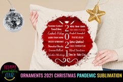 CHRISTMAS 2021 PANDEMIC ORNAMENTS SUBLIMATION- 2021 PANDEMIC CHRISTMAS ORNAMENTS SUBLIMATION