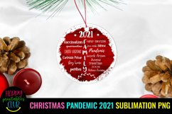 CHRISTMAS 2021 PANDEMIC ORNAMENTS SUBLIMATION- 2021 PANDEMIC CHRISTMAS ORNAMENTS SUBLIMATION