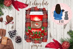 Hot Chocolate Season Sublimation Quote Design PNG Product Image 1