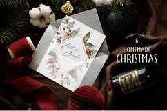 HOMEMADE CHRISTMAS Watercolor Christmas Clipart Product Image 22