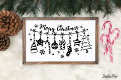 Christmas Svg Hanging Christmas Svg Merry Christmas Svg Png Product Image 7