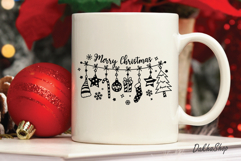 Christmas Svg Hanging Christmas Svg Merry Christmas Svg Png Product Image 9